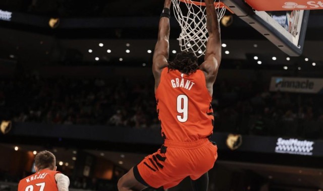 在线观看体育-格兰特：主打内线是赛前安排好的；霍勒迪奉献了现象级的投篮